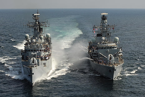 navio de guerra, militar, veículo, navio, HD papel de parede HD wallpaper