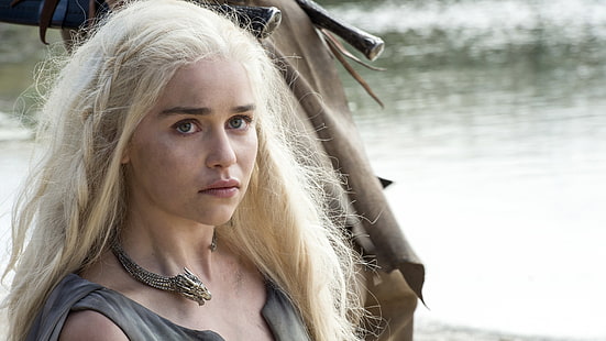 Emilia Clarke, Daenerys Targaryen, A Guerra dos Tronos, HD papel de parede HD wallpaper