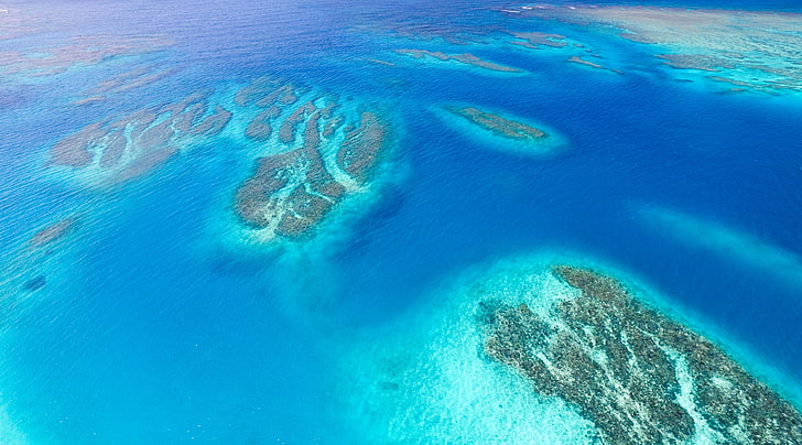 Coral Reef Aerial View, Travel, Islands, Earth, Ocean, Blue, Exotic, Beach, Paradise, Summer, Shore, Asia, Water, Tropical, Cyan, Japan, Coral, Seaside, Outdoor, Waterscape, Vacation, unique, places, destinations, kobaken, okinawa, inspire1, nago, skypixcel, djiglobal, HD wallpaper