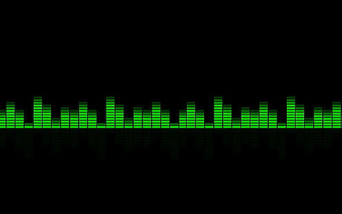 Equalizer, Musik, Schwarzer Hintergrund, Equalizer, Musik, Schwarzer Hintergrund, HD-Hintergrundbild HD wallpaper