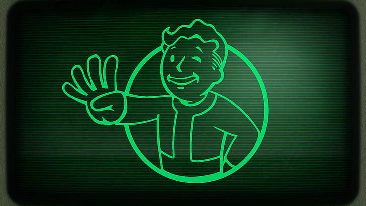 Mann LED-Licht, Fallout, Fallout 4, Vault Boy, HD-Hintergrundbild