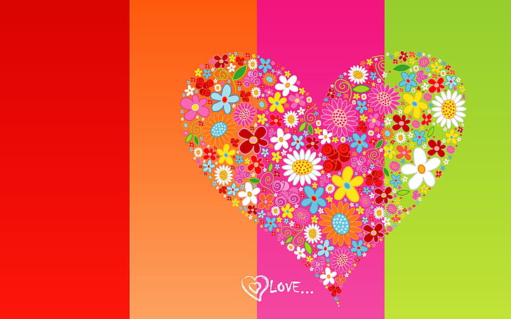 Love heart background, Love, Heart, HD wallpaper