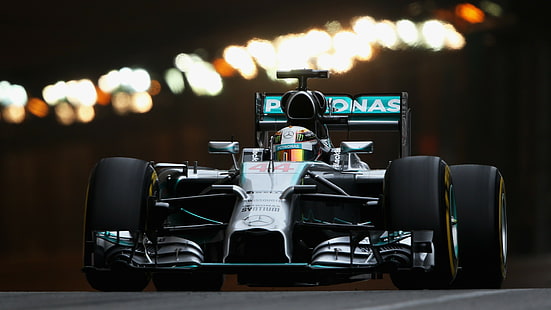 Mercedes-Benz, Formuła 1, F1, Lewis Hamilton, kask, specyfikacje, samochód sportowy, wyścigi, Tapety HD HD wallpaper