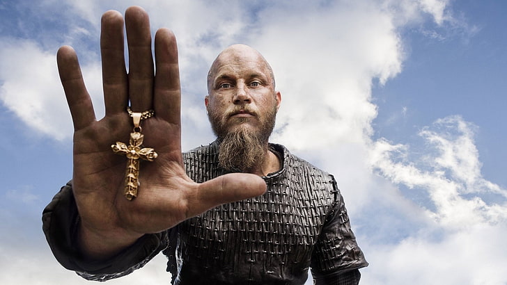 Programa de televisión, Vikingos, Crucifijo, Ragnar Lothbrok, Vikingos (programa de televisión), Fondo de pantalla HD