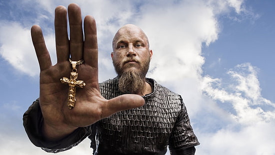 TV Show, Vikings, Crucifix, Ragnar Lothbrok, Vikings (TV Show), HD tapet HD wallpaper