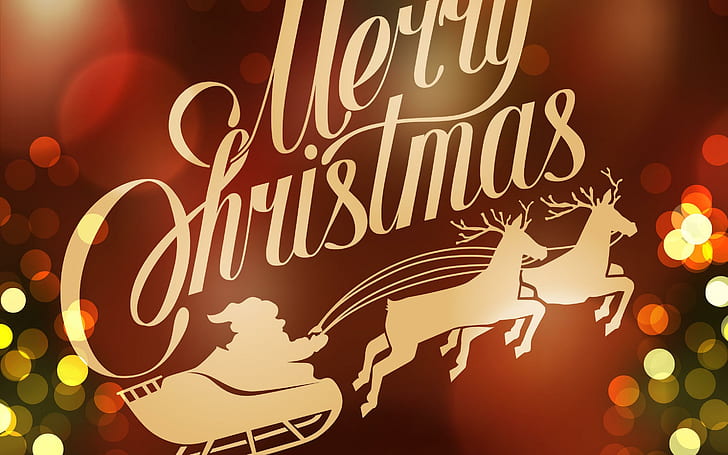 Merry Christmas Holiday, festival / liburan, natal, festival, liburan, Wallpaper HD