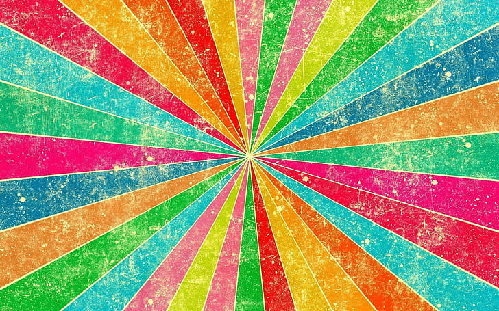rays, line, strip, color, rainbow, HD wallpaper