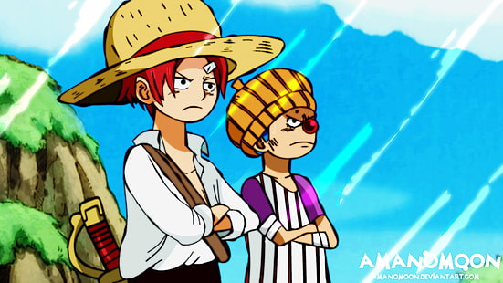 One Piece, Buggy (Einteiler), Shanks (Einteiler), HD-Hintergrundbild HD wallpaper