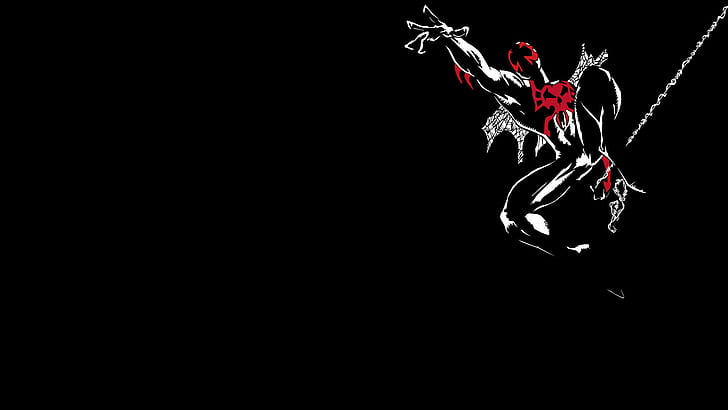 Black Venom Spider-man HD, cartone animato / fumetto, nero, uomo, ragno, veleno, Sfondo HD