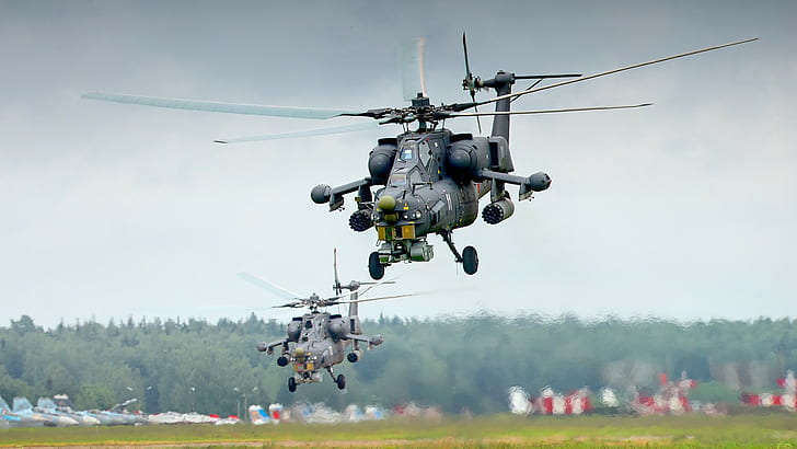 Беркуты, вертолеты Ми-28, Ми-Ми-28, военные, HD обои