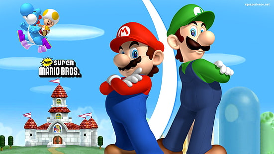 Video game Super Mario Bros., Super Mario, Wallpaper HD HD wallpaper
