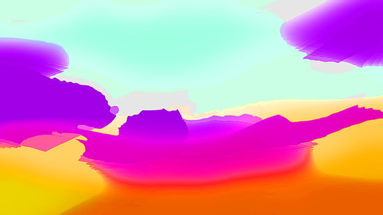 psychedelic, trippy, penuh warna, Wallpaper HD HD wallpaper