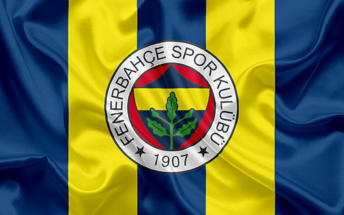 Футбол, Fenerbahçe S.K., емблема, лого, HD тапет HD wallpaper