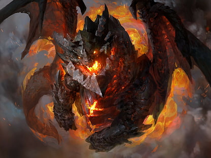 Deathwing World of Warcraft Cataclysm World of Warcraft, Tapety HD HD wallpaper
