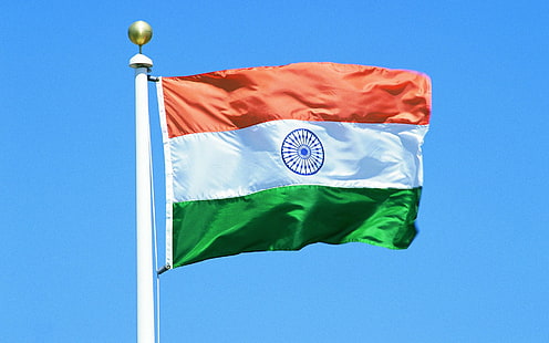 flagga, flaggor, indien, indisk, HD tapet HD wallpaper