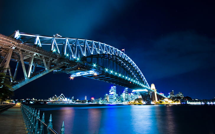 Sydney Harbour Bridge HD, bridge, world, travel, travel and world, sydney, harbour, HD wallpaper