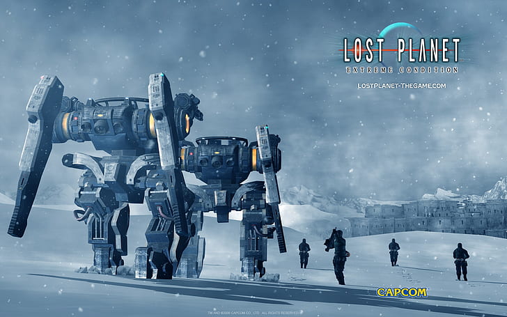 Lost Planet: สภาพที่รุนแรง, สูญหาย, ดาวเคราะห์, สุดขีด, เงื่อนไข, วอลล์เปเปอร์ HD