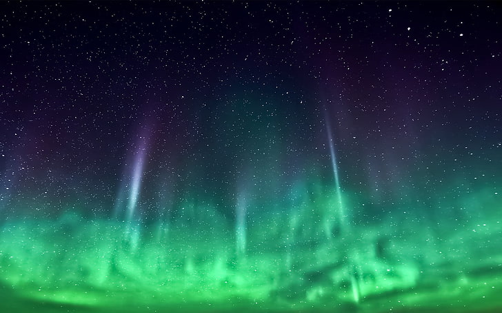 aurora borealis, aurorae, Wallpaper HD