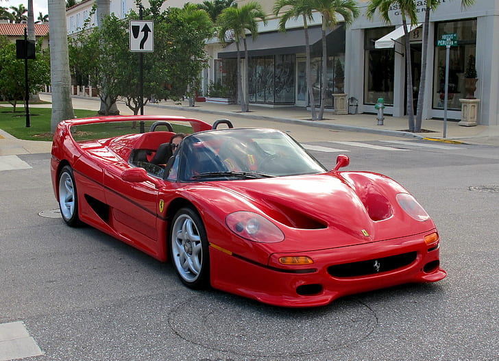 1996-1997, bilar, f50, ferrari, italia, superbilar, HD tapet