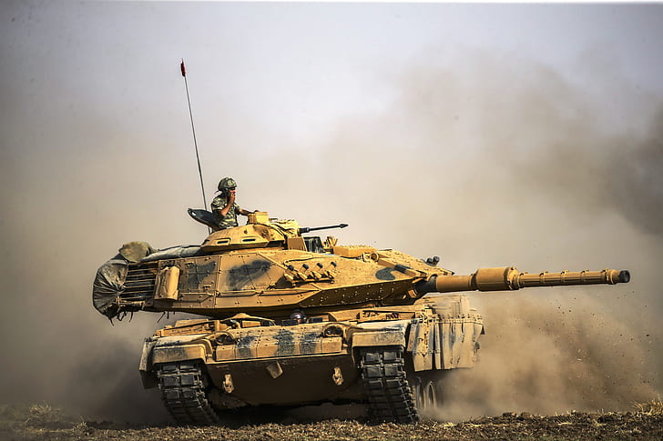 tanque de batalha principal, forças armadas da Turquia, forças terrestres turcas, M60T, Sabra, a atualização israelense do M60, HD papel de parede