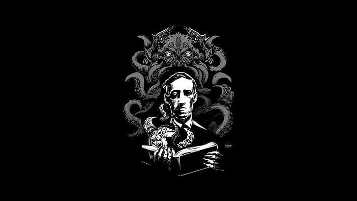 Cthulhu, horror, Howard Phillips Lovecraft, Necronomicon, Lovecraft, Tapety HD