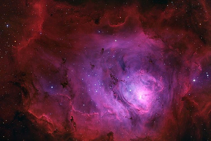 nebulosa, Laguna, constelação, NGC 6523, HD papel de parede