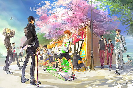 Anime, Haikyu !!, Shōyō Hinata, Tobio Kageyama, HD-Hintergrundbild HD wallpaper
