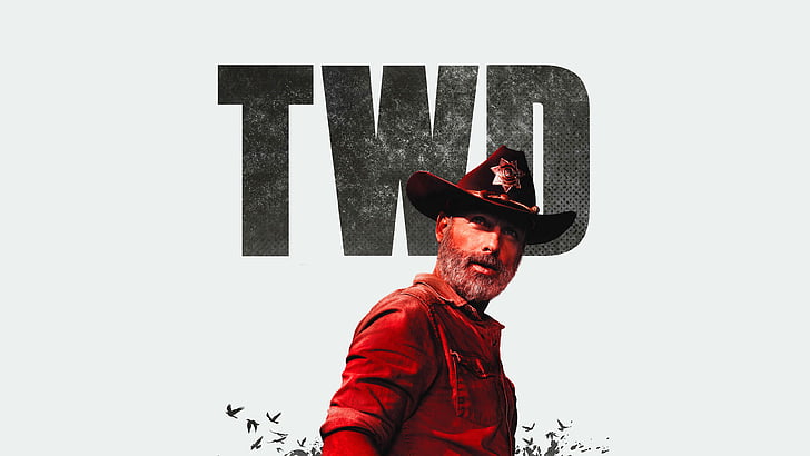 The Walking Dead, Saison 9, Rick Grimes, Andrew Lincoln, 4K, Fond d'écran HD