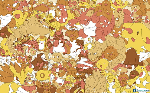 Илюстрация на покемони, покемон, земя, HD тапет HD wallpaper