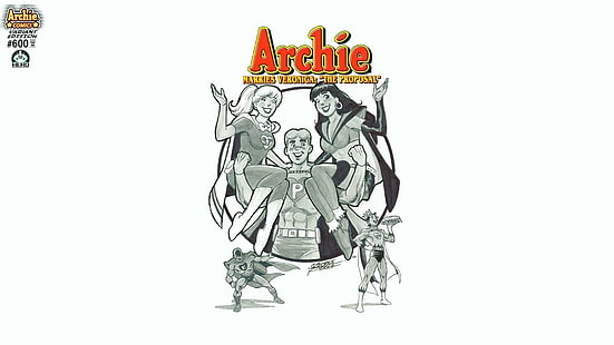 만화책, Archie, Archie Andrews, Betty Cooper, Jughead Jones, Veronica Lodge, HD 배경 화면 HD wallpaper
