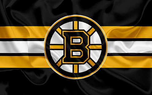  Hockey, Boston Bruins, Emblem, Logo, NHL, HD wallpaper HD wallpaper