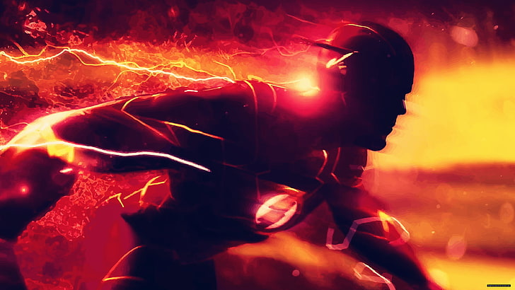 Flash, 4K, Superbohaterowie, DC Comics, Tapety HD