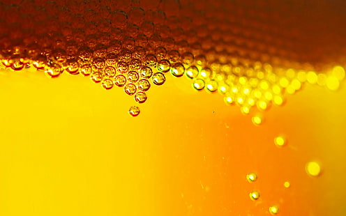 Bier, Luftblasen, Bier, Luftblasen, HD-Hintergrundbild HD wallpaper