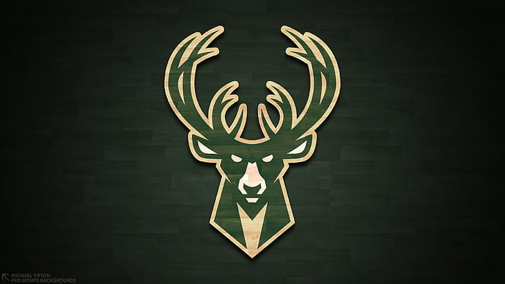 Bola Basket, Milwaukee Bucks, Logo, NBA, Wallpaper HD