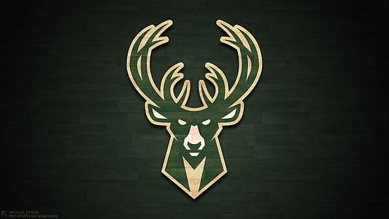 Bola Basket, Milwaukee Bucks, Logo, NBA, Wallpaper HD HD wallpaper