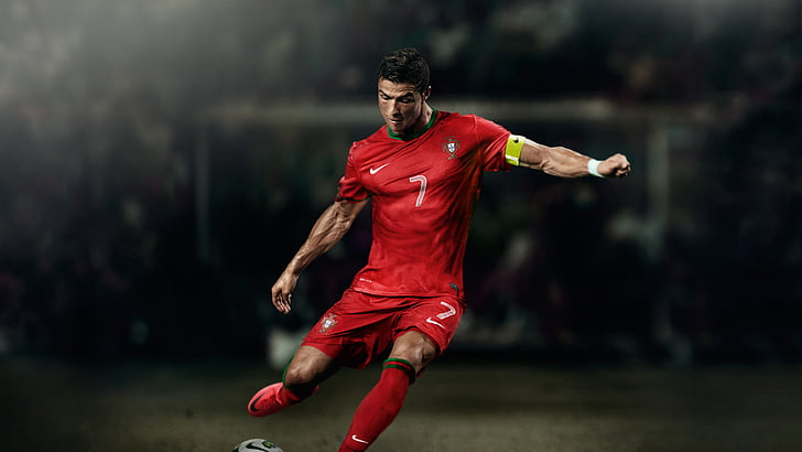 Wallpaper Cristiano Ronaldo, Cristiano Ronaldo, Sepak Bola, pemain sepak bola, 4K, Wallpaper HD