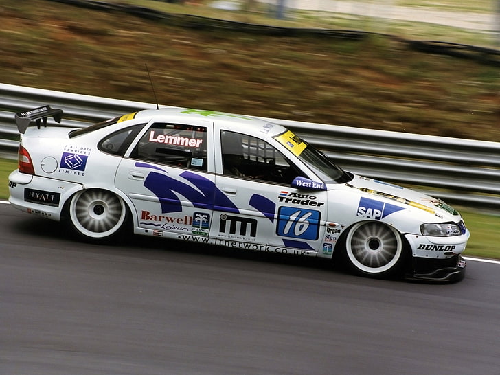 1996, btcc, race, racing, vauxhall, vectra, HD wallpaper