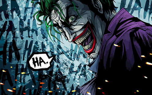 DC The Joker digital wallpaper, Joker, DC Comics, HD wallpaper HD wallpaper