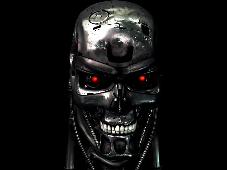 Terminator Grafiktapete, Terminator, Cyborg, Filme, T-800, HD-Hintergrundbild