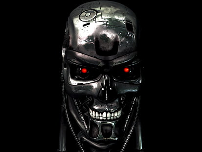 Terminator graphic wallpaper, Terminator, cyborg, movies, T-800, HD wallpaper HD wallpaper