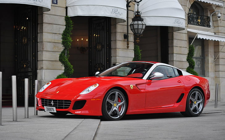 Ferrari, Ferrari SA Aperta, auto, auto rossa, auto sportiva, veicolo, Sfondo HD