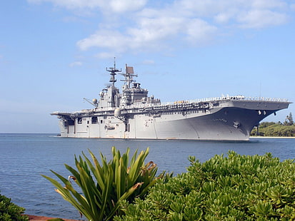 okręt wojenny, lotniskowiec, wojsko, statek, pojazd, Tapety HD HD wallpaper