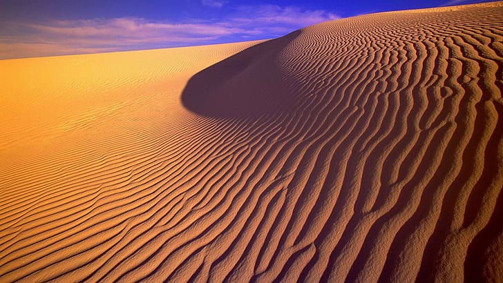사막 언덕 HD, 모래 언덕, 자연, 사막, 모래 언덕, HD 배경 화면