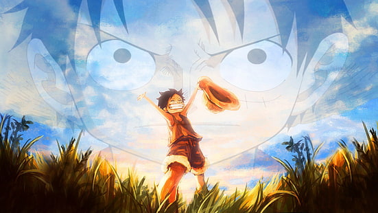 Аниме, One Piece, Монки Д. Луффи, HD обои HD wallpaper