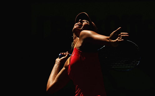 Maria Sharapova, tennis, athlètes, sport, femmes, Fond d'écran HD HD wallpaper