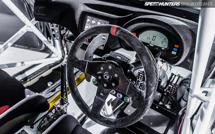 スバルWRX STIレースカーインテリアステアリングホイールHD、車のインテリア、車、車、レース、ホイール、インテリア、スバル、wrx、sti、ステアリング、 HDデスクトップの壁紙