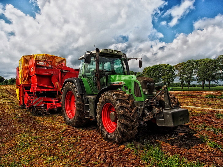 Fordon, Fendt Tractor, Farm, HDR, Tractor, HD tapet