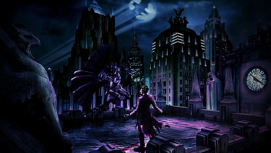 batman joker adobe photoshop comic art, HD wallpaper HD wallpaper
