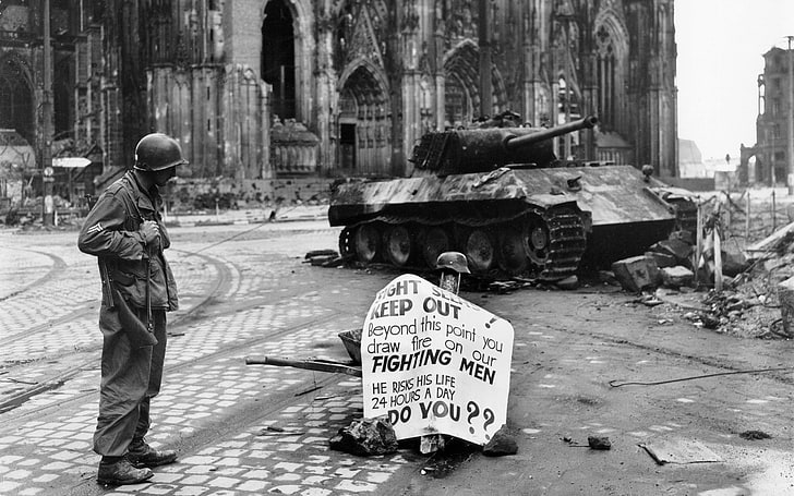 world war ii cologne cathedral pzkpfw v panther, HD wallpaper