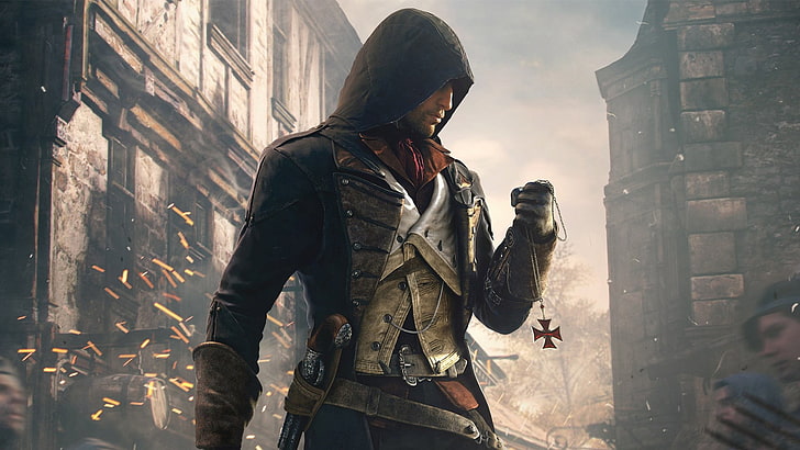 Assassin's Creed wallpaper, Assassin's Creed, Assassin's Creed:  Unity, Arno Dorian, video games, HD wallpaper